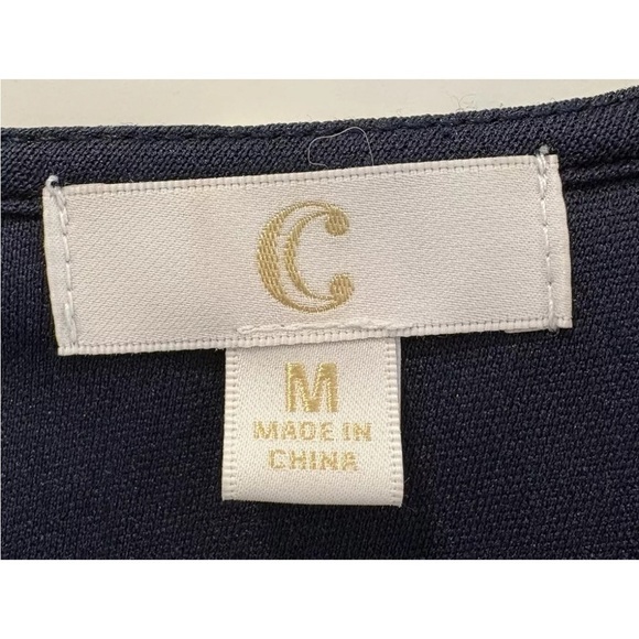 C Wonder Floral Print Shift Dress Boho Peasant Womens Size Medium (699) - Picture 7 of 9